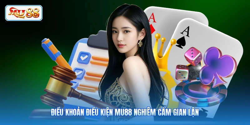 Điều khoản điều kiện MU88 nghiêm cấm gian lận